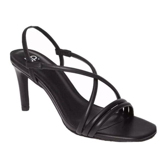 BP. Black Billy Strappy Heeled Dress Sandals Women's Size 10 - Picture 1 of 7